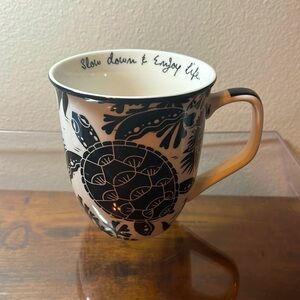 “Slow down and Enjoy Life” Sea Turtle Mug